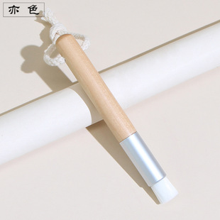 Wholesale single nose wash brush flat head cleaning brush blackhead acne beauty makeup tools bamboo rod with rope nose brush