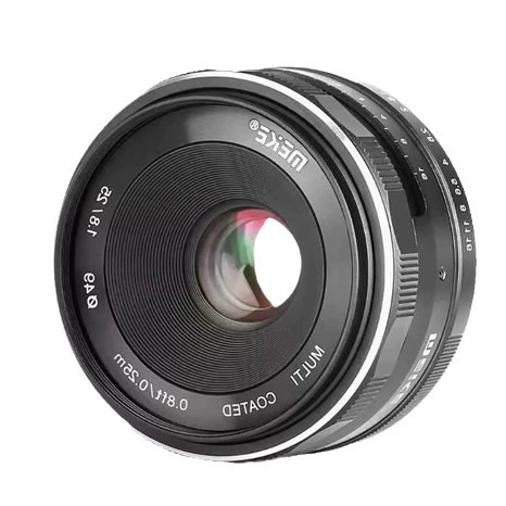 美科 25mm F1.8 small wide -angle micro -single lens wide -angle fixed focus scenery Tourism is suitable for camera