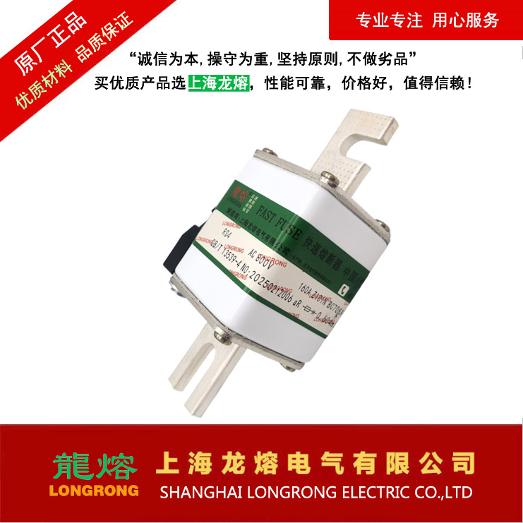 RS4 AC800V 160A Z101N熔断器，"龍熔LONGRONG"上海龙熔电气