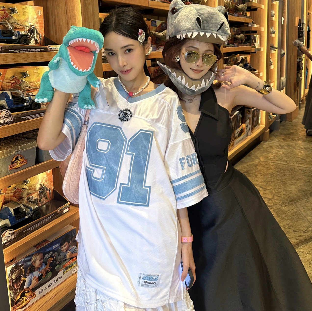 韩国小众潮牌Badblood刺绣91号字母网眼宽松休闲球衣短袖T恤上衣