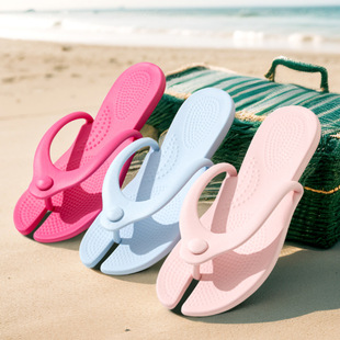Eva Travel Portable Foldableing Slippers for Men and Women Travel Business Trip Special Bathroom Bathing Beach Non-Slip Flip-Flops