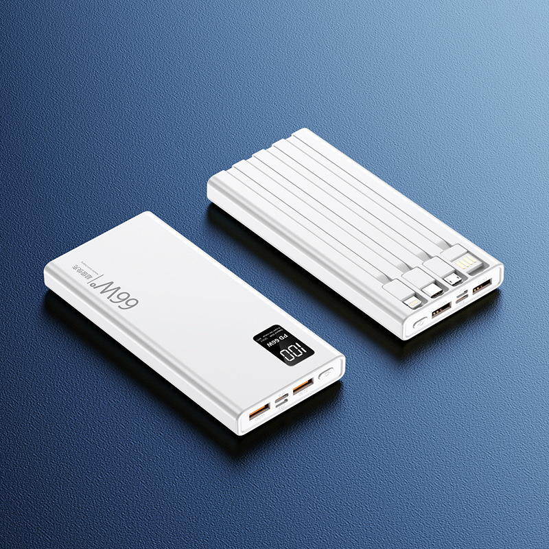 クロスボーダー超速充自帯線大容量充電宝20000ミリアンペア移動電源プレゼントカスタムロゴ|undefined