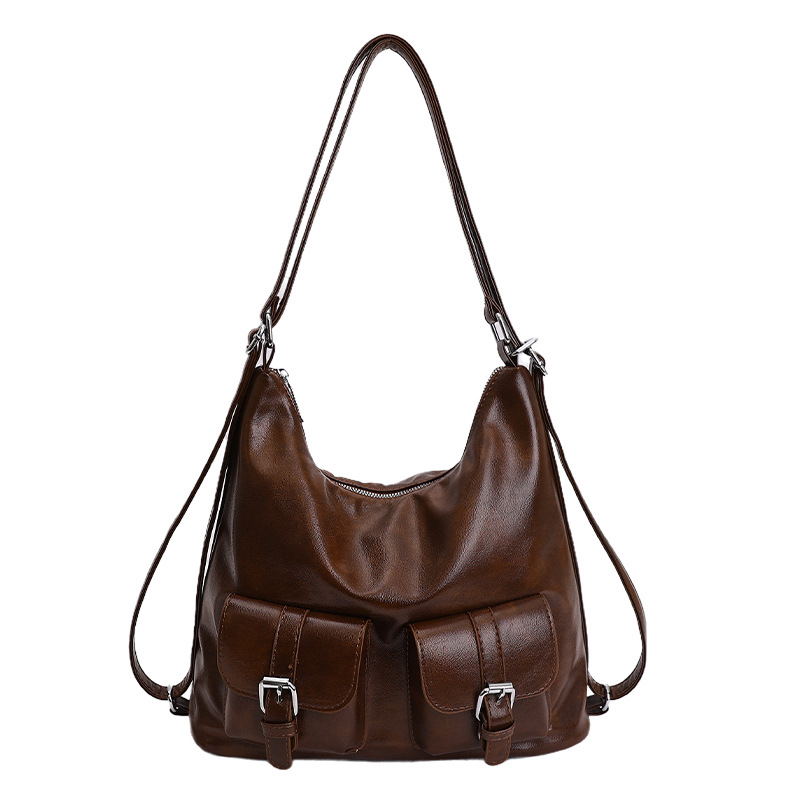 Large Capacity Women's Shoulder Bag Versatile Commuter Handbag_voghion.com