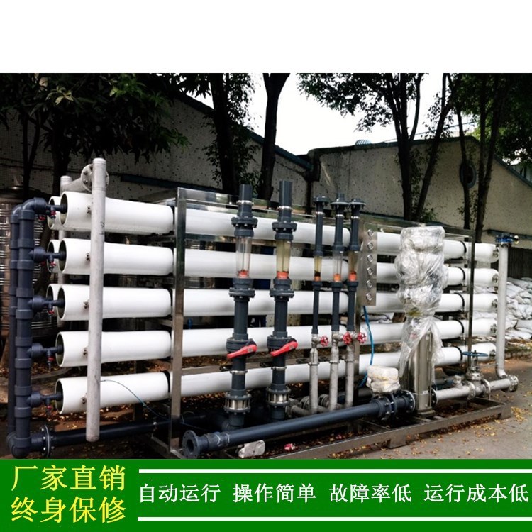 绿健厂价直销30T/H反渗透水处理设备_锅炉用除盐水单级RO纯水机