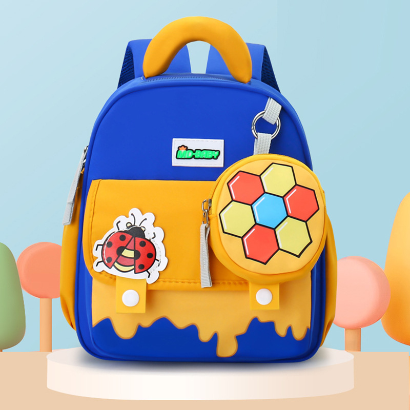 Nueva mochila de jardín de infantes para niños y niñas mochila de dibujos animados encantadora super ligera de carga mochila casual de gran capacidad