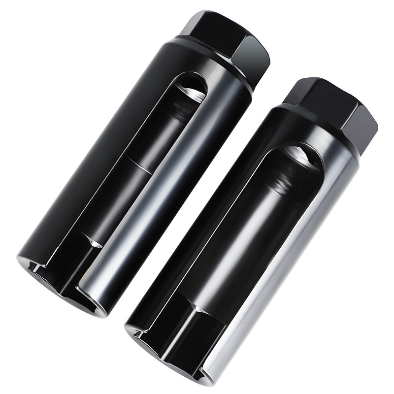 Herramienta de desmontaje y montaje del sensor de oxígeno delantero del automóvil manguito especial de 22 mm llave de manguito abierta herramienta de reparación de automóviles