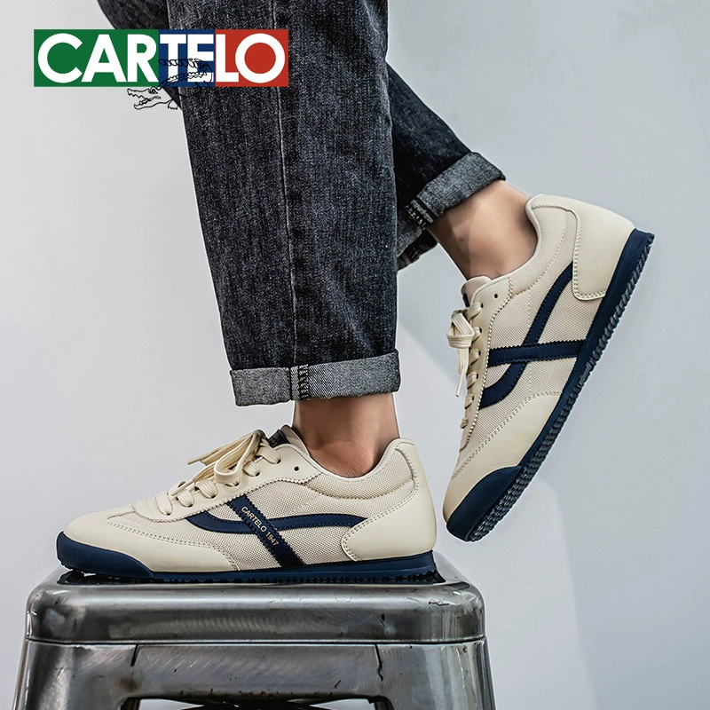 Мужские кроссовки Cardile Crocodile Agande, весна 2025, новые, сетчатые, дышащие, спортивные, повседневные, ретро, модные.