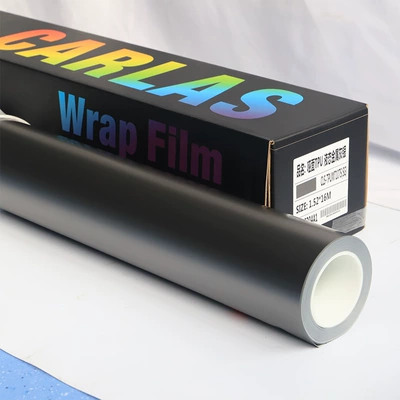 Car Color Changing Film Tpu Auto Color Change Film - matte-liquid-gray-silver-152m15m