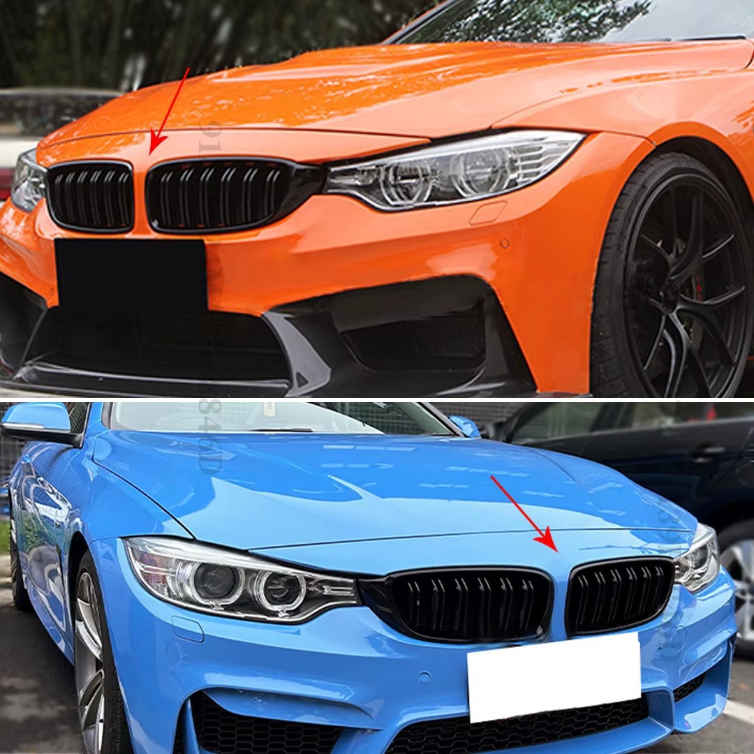 Suitable for Bmw 4 Series F 1.6kg Door Models 2013-2020 Modified Grille in Glossy Black