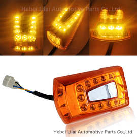 跨境出口印度尼西亚客车边灯公交车大巴车LED转向灯车顶灯车灯