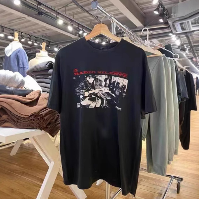 BM Style New Arrival American Style Retro Rock Guitar Band Printed Top Women's Bm Fashionable Summer Loose Short-sleeved T-shirt BM Style New Arrival American Style Retro Rock Guitar Band Printed Top Women's Bm Fashionable Summer Loose Short-sleeved T-shirt