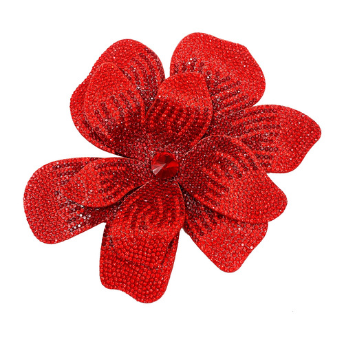 Big flowers, full of diamonds, corsage brooch, high-quality, light luxury, fashionable, all-matching shoe patterns, bag, diy clothing accessories