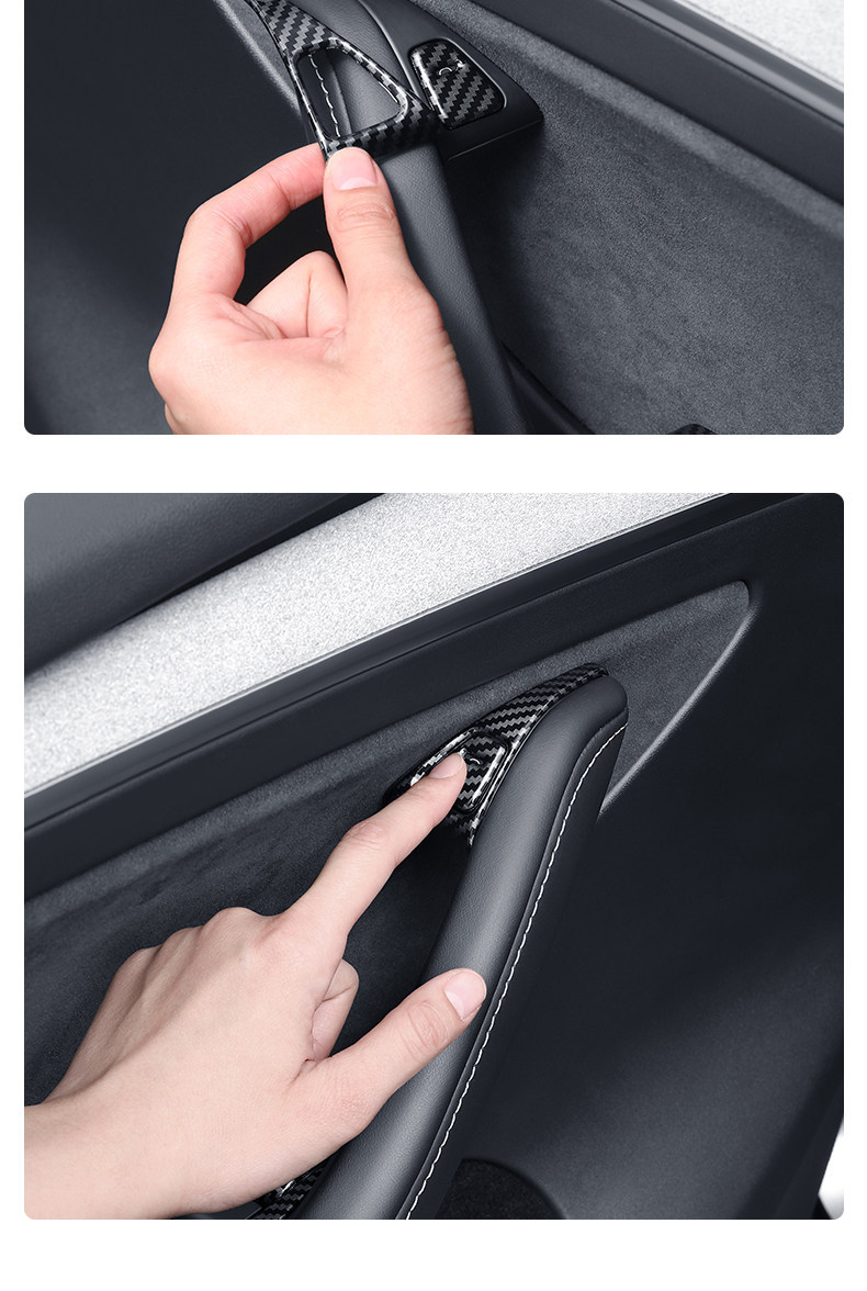 Suitable for Tesla Model 3 Y window glass lift panel decorative stickers, window buttons, and interior modification