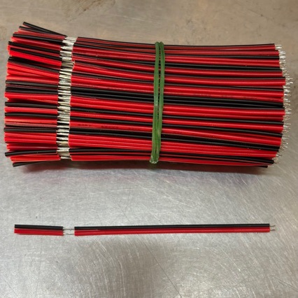 1007彩排电源线束小风扇2p3p5p 1571并线两头上锡连接线长短可做