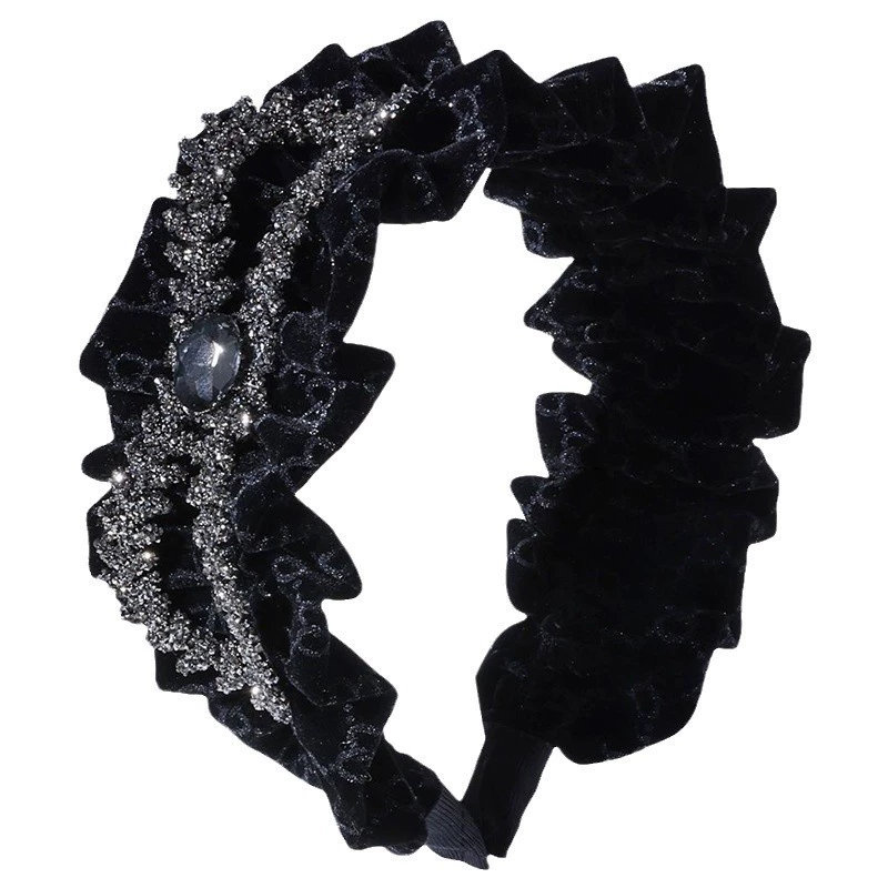 Headband, red hair accessory, high-quality style