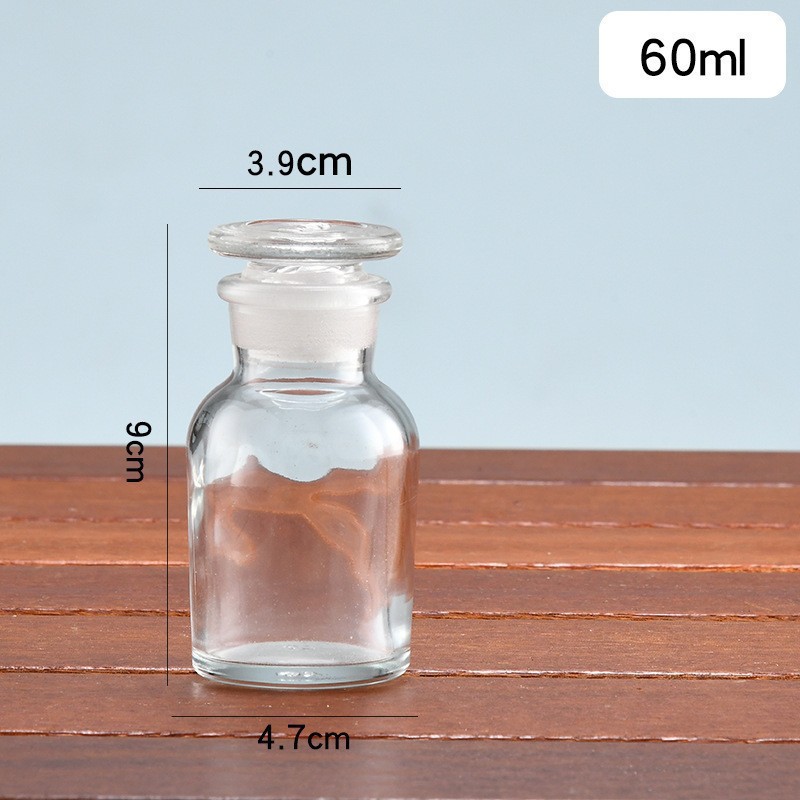 대형 입 투명 병 60ml, 기본값