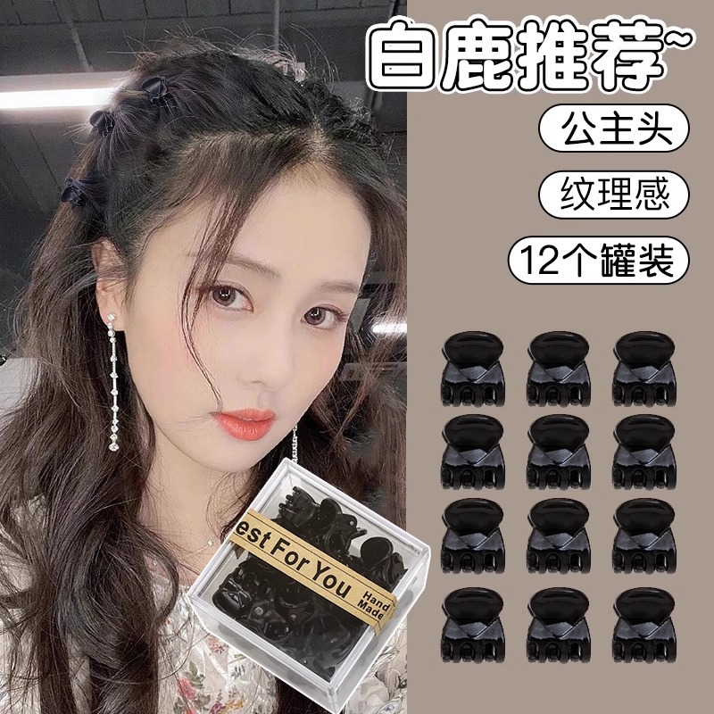 Cabeza de princesa sensación alta pequeña abrazadera de agarre lateral de la mujer frisa temperamento broche broche pequeña broche tocado