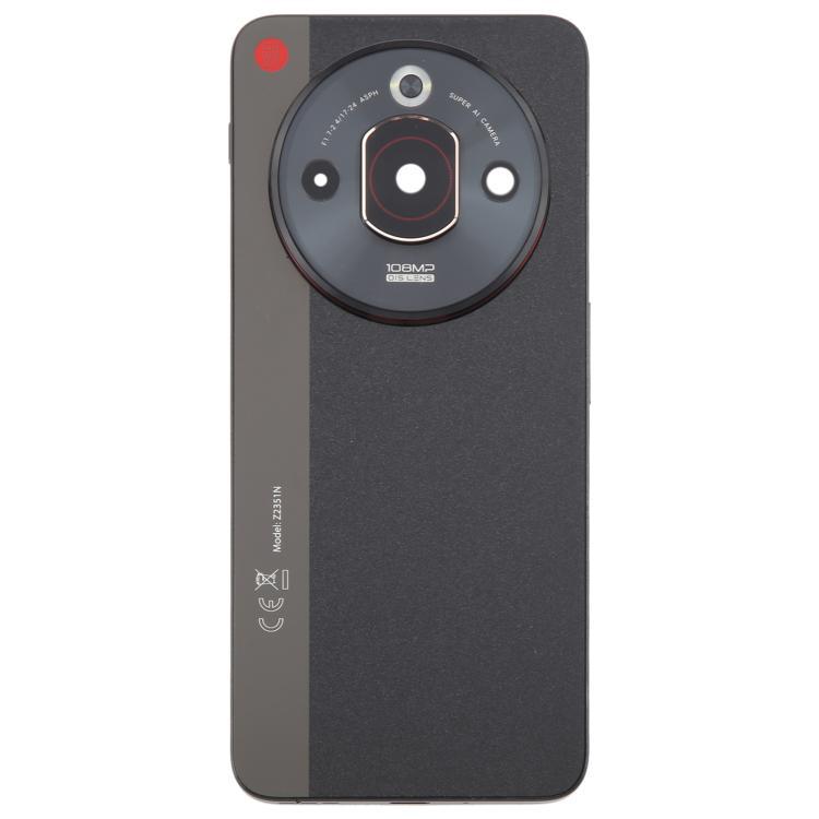 Para ZTE nubia Focus Pro Z2351N cubierta trasera de celda de vidrio integral con marco central / fase