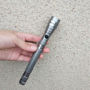 3LED aluminum alloy antenna lamp telescopic hose lamp double magnet work stretch flashlight car pickup
