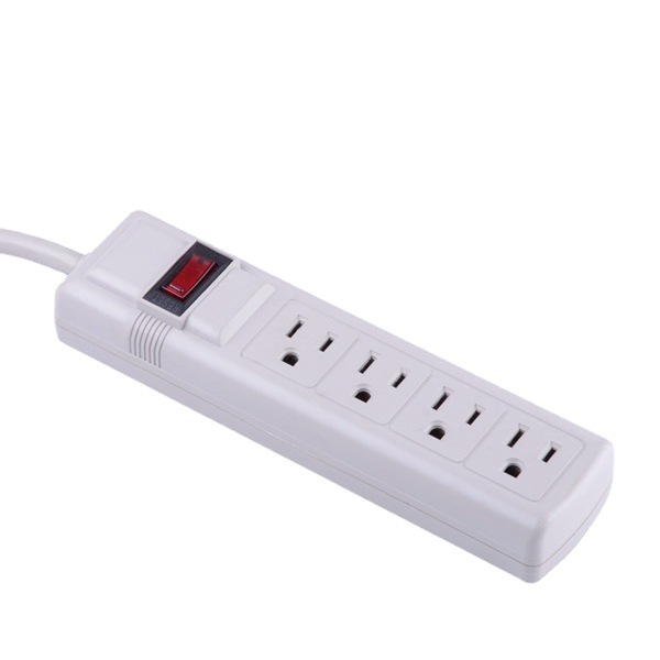 萨尔瓦多 美式 4孔插座 排插全铜 铜包铝CCA POWER STRIP