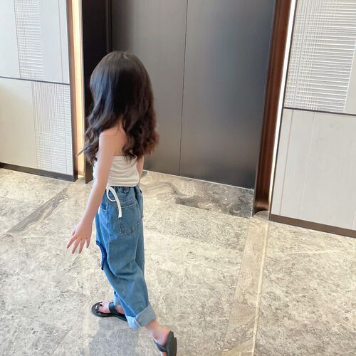  new summer style style vest tops for girls with summer tube tops and letters personalized suspenders for outer wear 0056