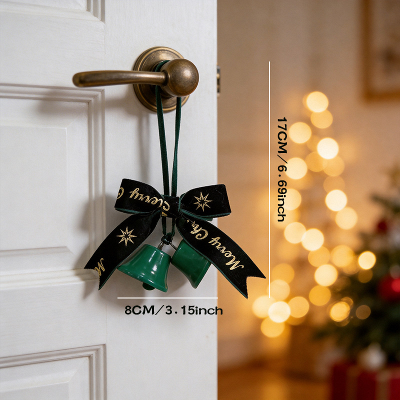 Christmas Bell Hanging Ornaments, Cross-Border Christmas Tree Decorations, Home Interior Holiday Decorations, Window Hangings