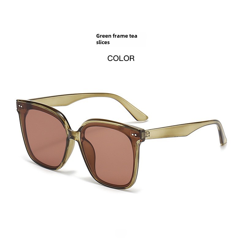 2024 nouvelles lunettes de soleil pour femmes haut de gamme grand visage minceur lunettes de soleil filet rouge photo I lunettes de soleil de protection UV_voghion.com