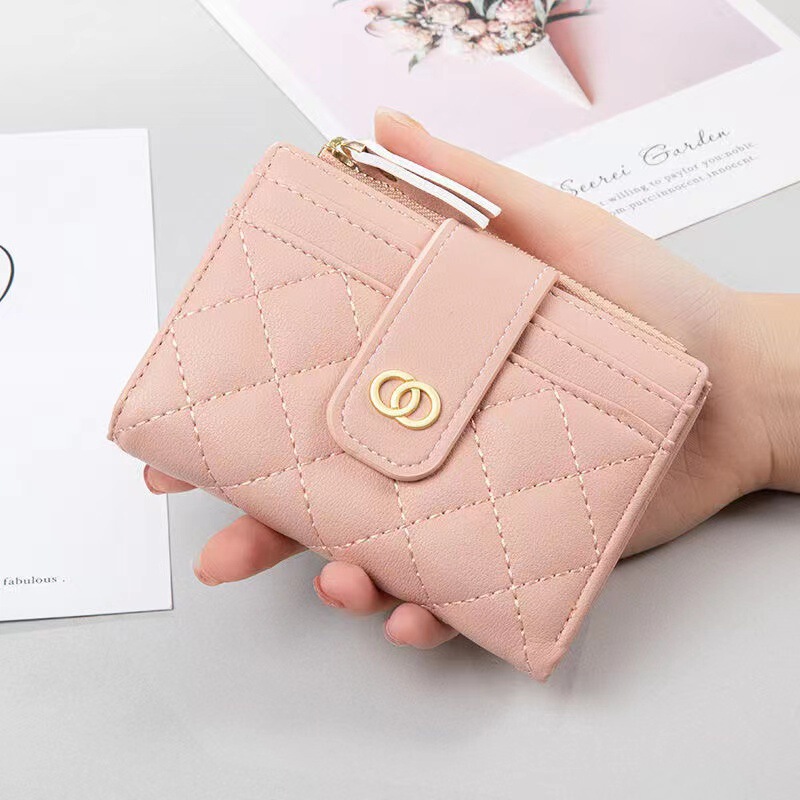 Osuda's Popular New Korean Style Buckle Vertical Style Niche Trendy Women's Multi-Card Slot Coin Purse Zipper Card Holder Batch Osuda's Popular New Korean Style Buckle Vertical Style Niche Trendy Women's Multi-Card Slot Coin Purse Zipper Card Holder Batch