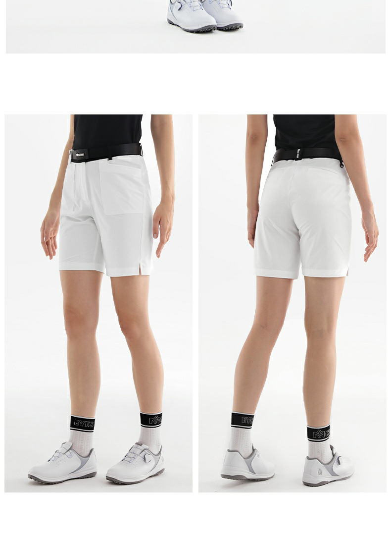 Quần short golf nữ Moeyes Magic Eye thoáng khí, có lót, dễ phối đồ — M23KUZ006-Quần short đen, M23KUZ006-Quần short trắng chi tiết 8