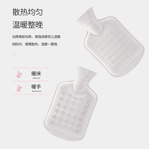 Dreamhe Rubber Hot Water Bag Cartoon Filled Bag Cute Plush Bear Hand Warmer Women's Belly Warmer Hot Water Bag Wholesale