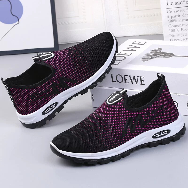 Walking shoes, footwear, comfortable slip-ons for mother, autumn, trend of season, for middle age, wholesale