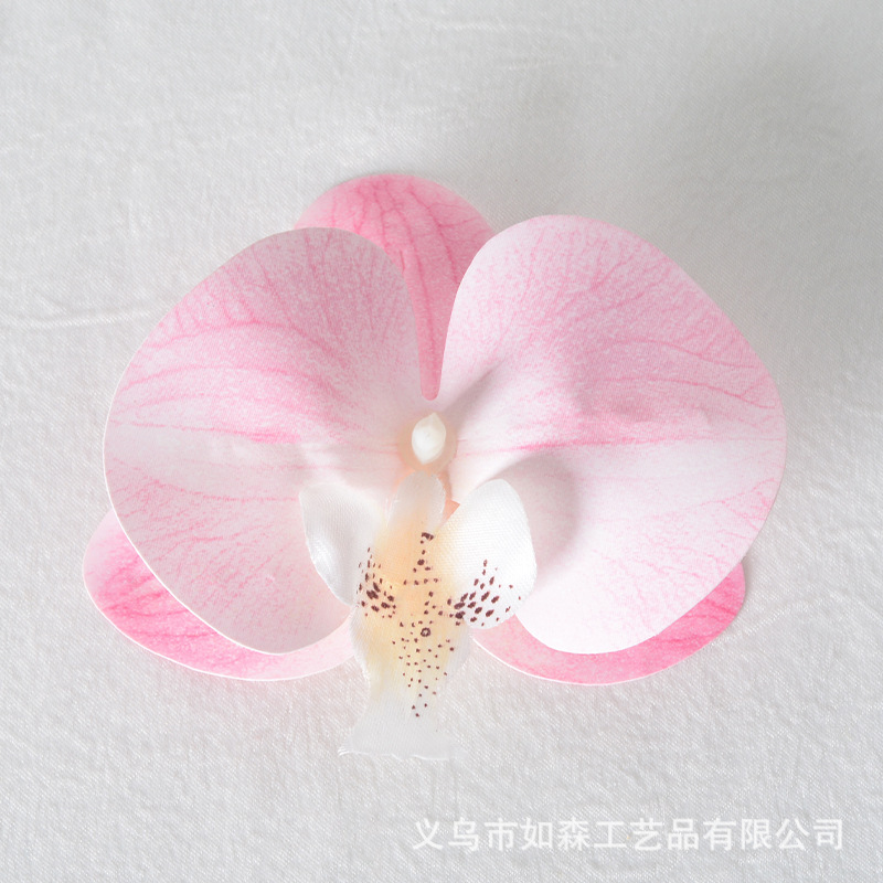 シミュレーションフィルム胡蝶蘭花頭花弁シミュレーション花アクセサリーヘアピンdiy手作りウェディングドレス装飾|undefined
