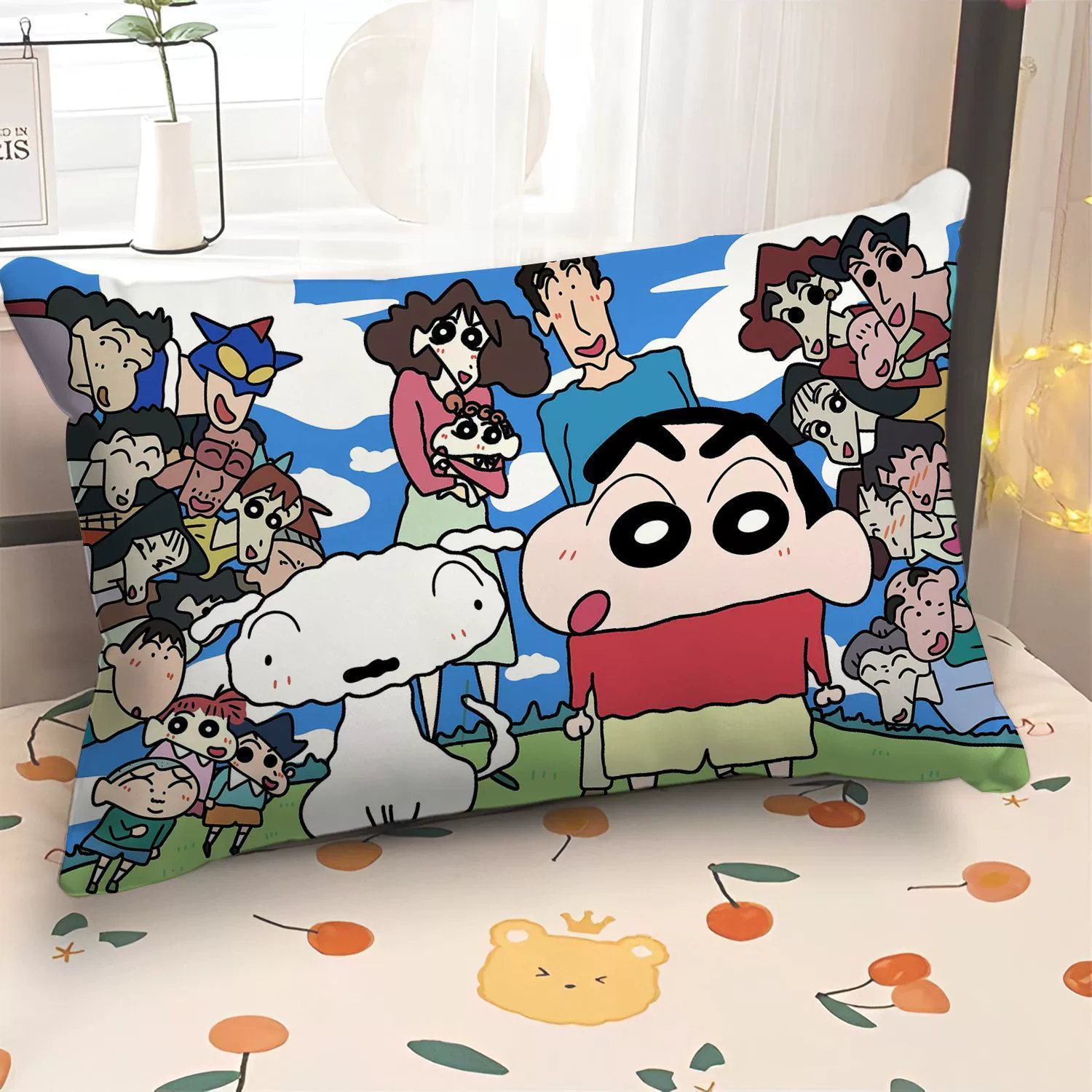 Crayons, rectangular cute pillow for bed