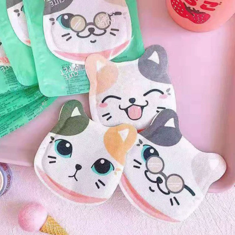 Мультяшные детские согревающие наклейки, наклейка