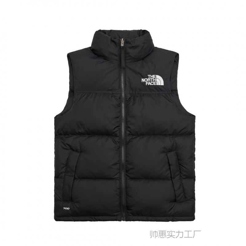 Beijia Beiface 1996 Unisex Men's Vest down Cotton Jacket American Version Loose Fit Tnf700 Puff Embroidery Beijia Beiface 1996 Unisex Men's Vest down Cotton Jacket American Version Loose Fit Tnf700 Puff Embroidery