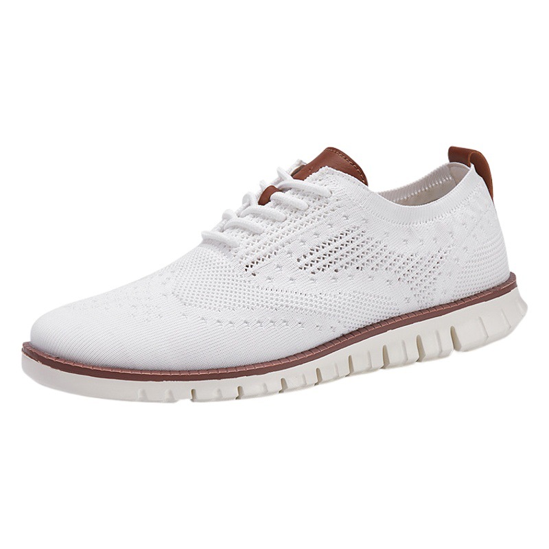 Zapatos casuales para hombre, nuevos modelos 2026, zapatos de malla transpirables para otoño, mocasines británicos de moda, zapatos de vela, zapatos deportivos de talla grande