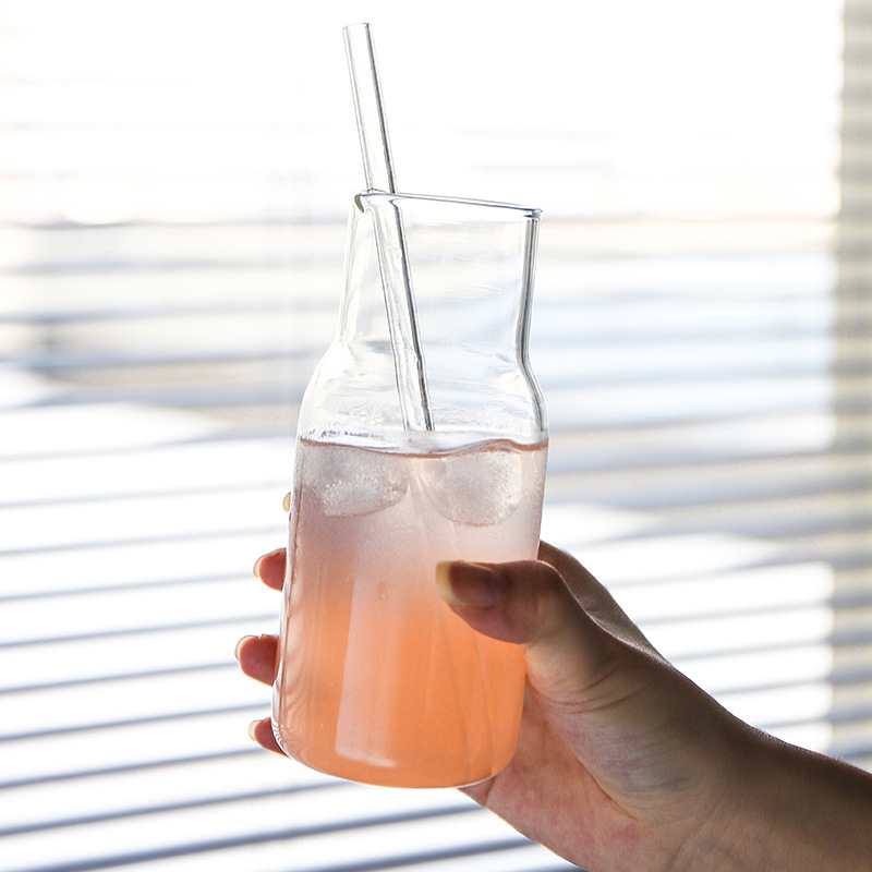 Transparent glass set, teapot
