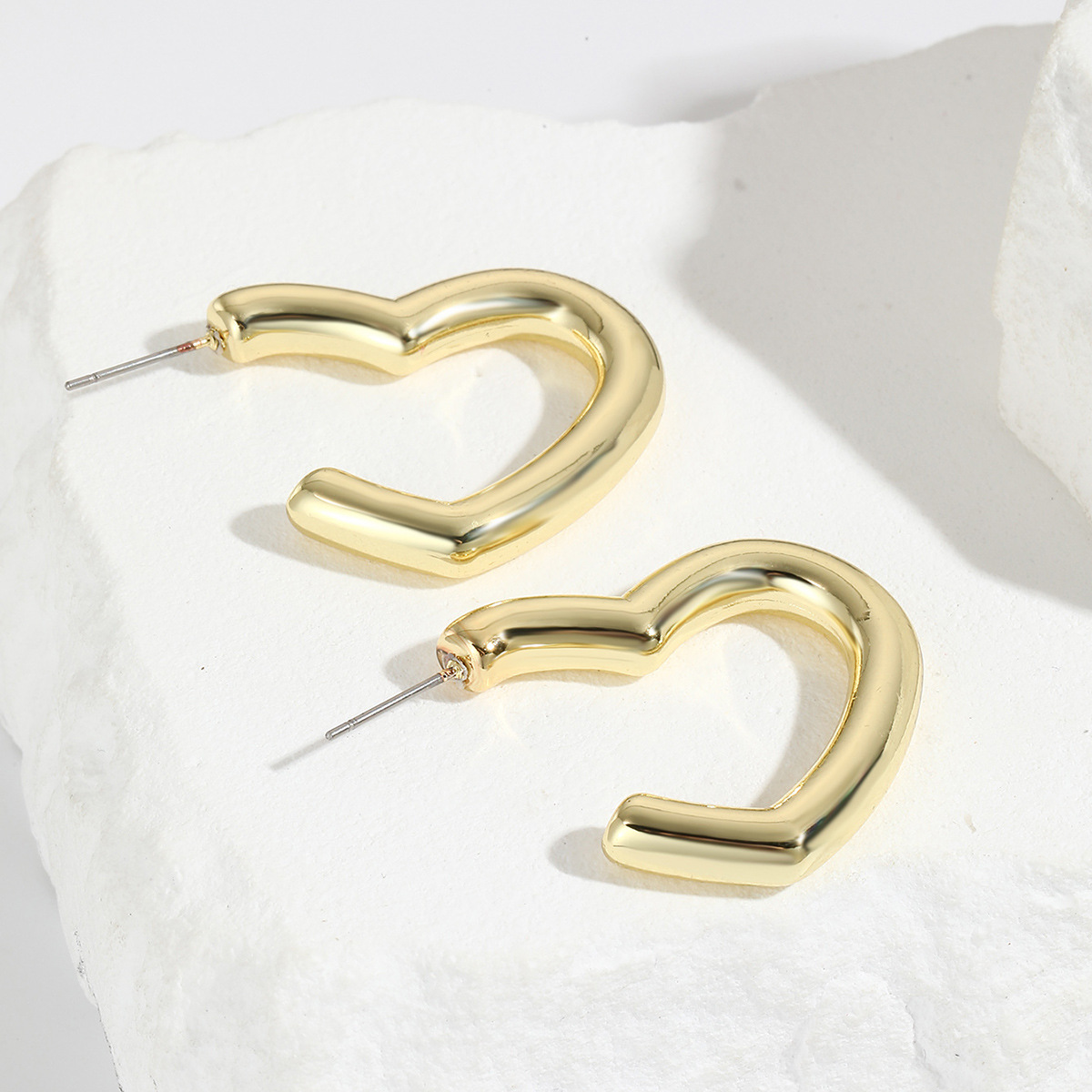 hot ins style plastic CCB simple glossy water drop acrylic earrings earring set_voghion.com