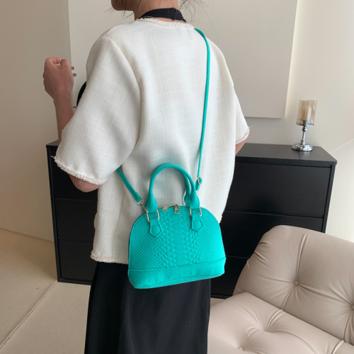 Small bag for women  spring new fashion retro portable shell bag simple casual one-shoulder crossbody bag for women
