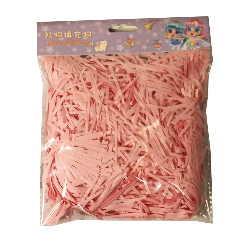 Плотный обложной карт зубчик raffia порванная бумага шелк 50g 30g бумага шелк упаковочная подарочная коробка декор заполнение цветной стружкой бумажные полоски