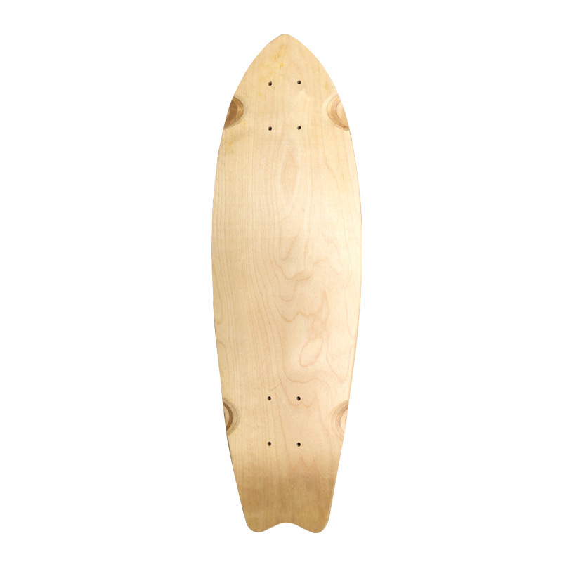 Four-wheel skateboard Northeast maple fish board top Chinese maple…