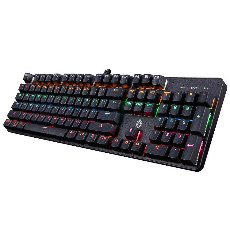 901 Mechanical Keyboard with Blue Switches for Gaming, Desktop, Laptop, Office, Wired External E-Sports Lol Peripherals