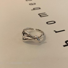 小众设计蝴蝶结戒指2022年新款潮精致时尚个性简约气质食指指环女