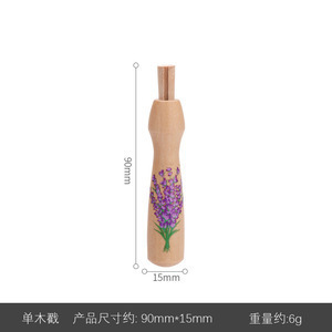 羊毛フェルトスタンパー（針付きウッドカラーウッドスタンパー） 手芸用フェルトニードルペン 木製パンチニードルホルダー|undefined
