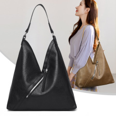 Minimalist Large Capacity Underarm Bag for Women, Trendy New Retro Fashion Single Shoulder Bag, Korean Style Personality Commuter Tote Bag