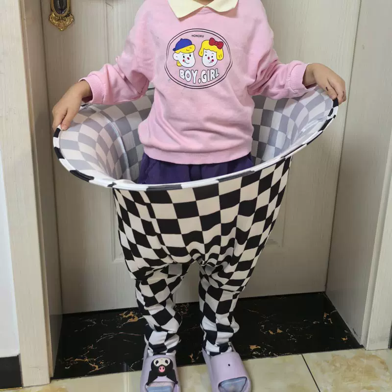 跨境新款黑白红格投球趣味游戏活动奶奶庭院裤子户外游戏投球玩具