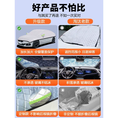 cover, heat insulation, front | Car clothing