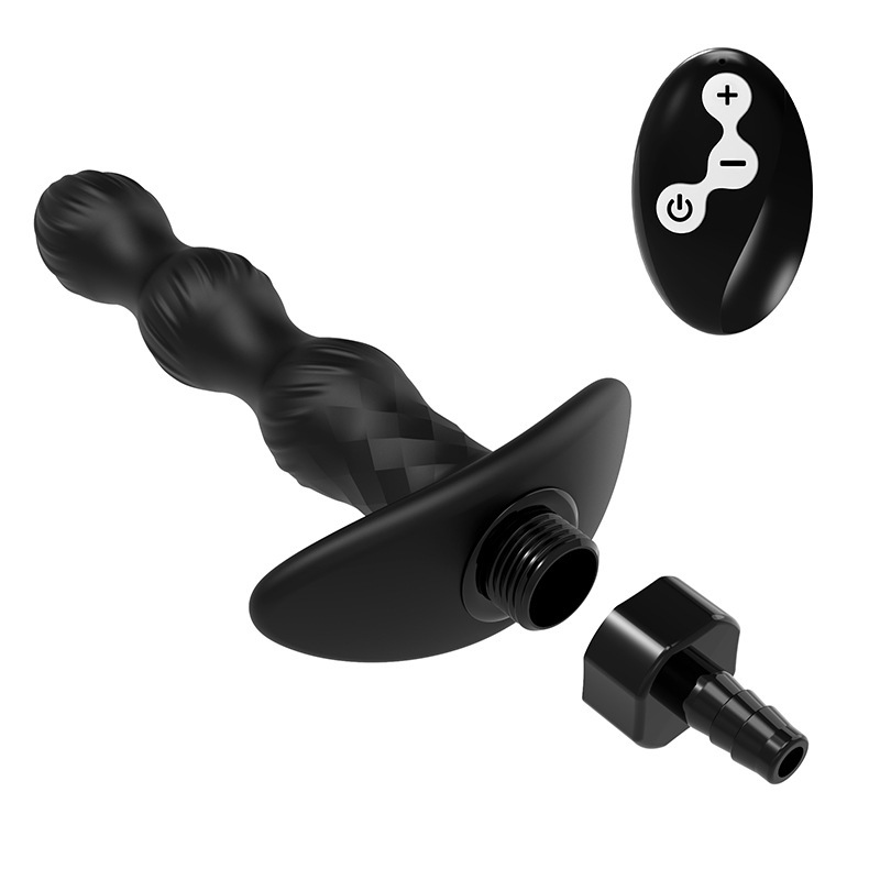 Remote-Controlled Anal Cleanser with Vibration, ABS Enema Tool for Men — detail image 6