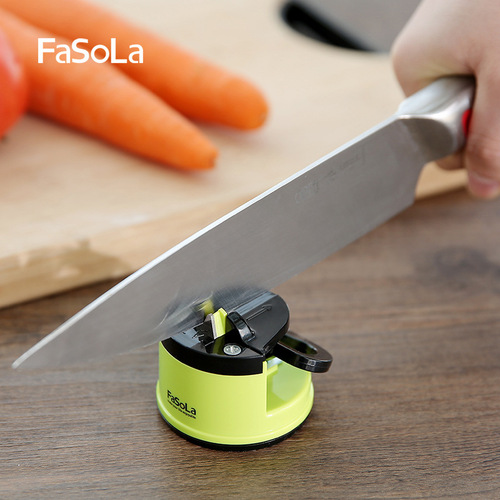 FaSoLa Knife Sharpener Household Multifunctional Kitchen Knife Quick Fixed Angle Sharpening Stone Stick Tungsten Steel Kitchen Gadget