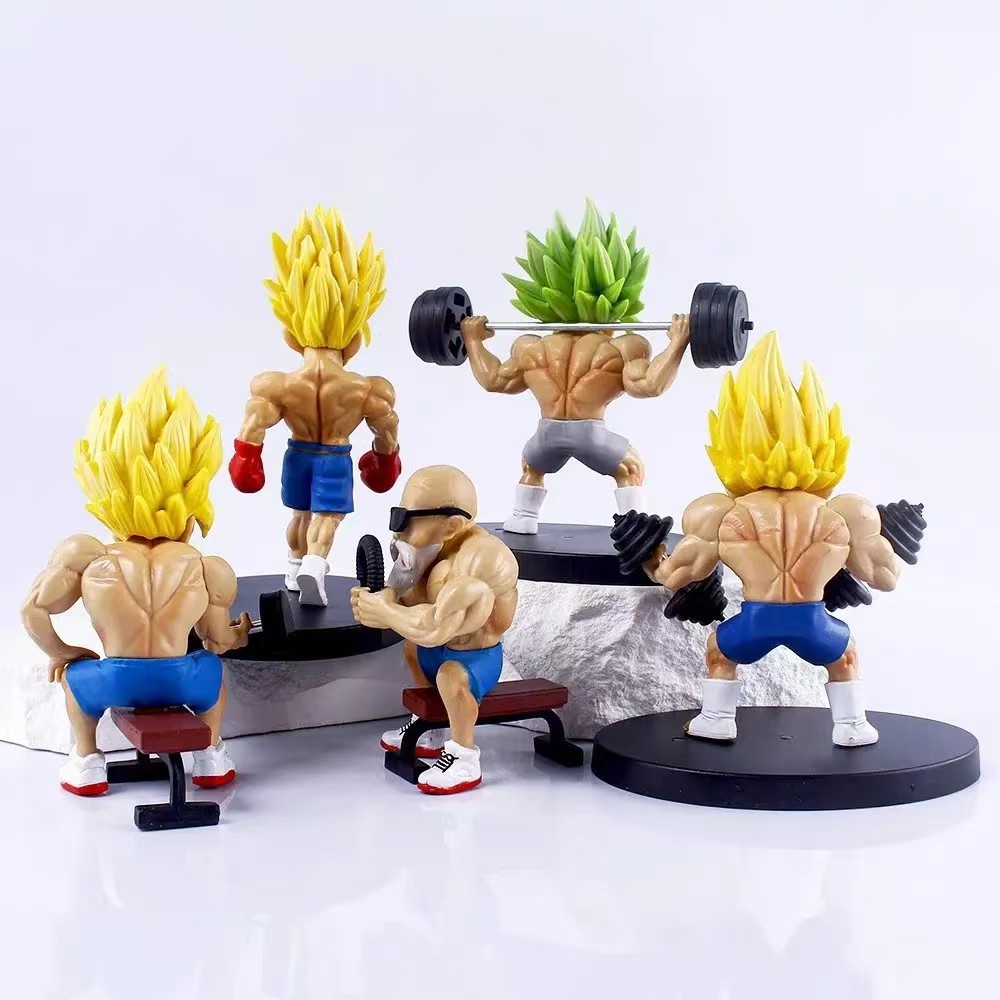 피트니스 드래곤 볼 슈퍼 SAIYAN BROLEY TORTOISE SUN GOHAN GOKU VEGETA 핸드 헬드 풍경 장식품